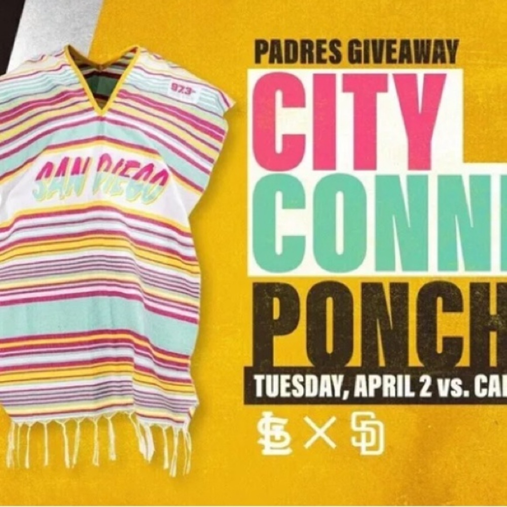 NEW San Diego City Connect Poncho